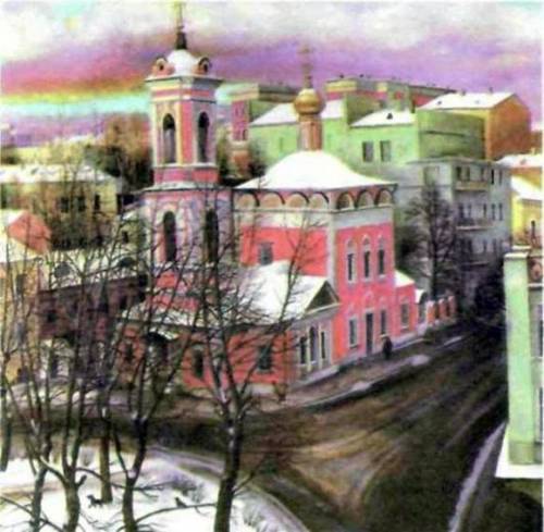 Сочинение по картине назаренко «церковь вознесения на улице неждановой в москве»