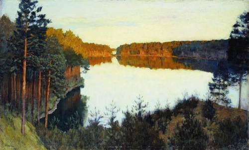 Сочинение по картине левитана лесное озеро