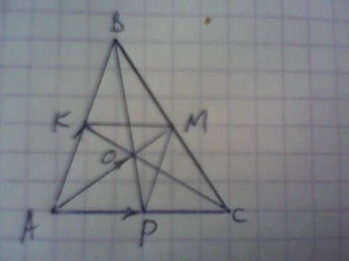 С,отвечу тем же. в треугольнике abc o-точка пересечения медиан.выразите вектор ao через векторы a=ab