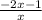 \frac{-2x-1}{x}