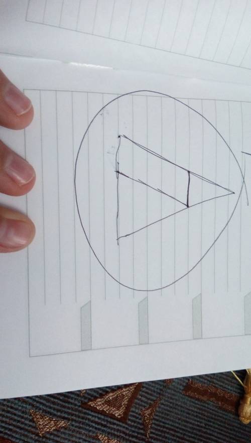 На каждом чертеже проведи по 2 отрезка так чтобы один треугольник разделить на 2 треугольника 1 четы