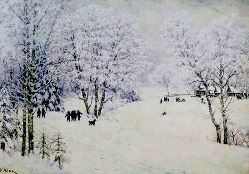Сочинение на тему зима 5 класс по картине художника юона