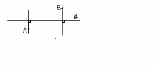 Начертите прямую a и отметьти точки a иb , лежащие по разные стороны от прямой a. с чертёжногоугольн