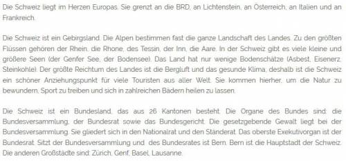 Текст на языке погода в швейцарии. кратко о швейцарии ( учим погоду) 15 предложений. хотя, можно о