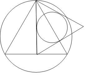 Вокружность,диаметр которой равен корень 12,вписан правильный треугольник. на его высоте как на стор