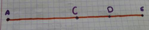 Начерти отрезок ab длиной 12 см отметь на нём точки c и d так чтобы отрезок ас и был в два раза коро