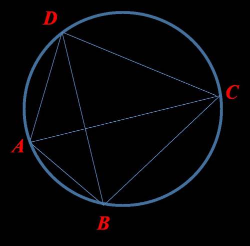 Точки в и д лежат на окружности по разные стороны от хорды ас. найдите угол аде, если авс равен 78°