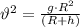 \vartheta^2= \frac{g\cdot R^2}{(R+h)}