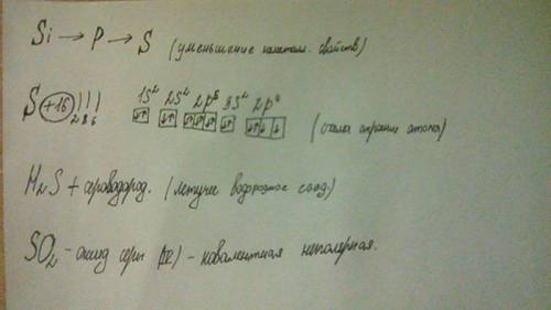 2. элементы углерод, фосфор и серу расположите в порядке уменьшения неметаллических свойств. для эле