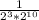 \frac{1}{2^{3}*2^{10}}