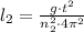 l_2=\frac{g\cdot t^2}{n_2^2\cdot 4\pi^2}