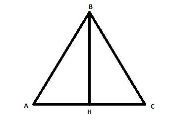 Сторона равностороннего треугольника равна 20. найдите медиану если площадь неизвестна.