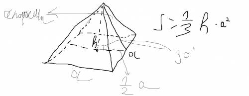 Вправильной четырехугольной пирамиде апофема 8 см, боковое ребро 10 см. найдите объем пирамиды.