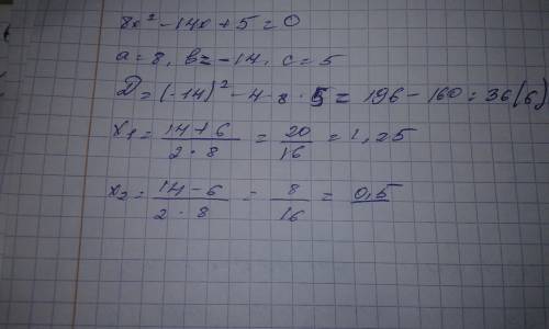 8х²-14х+5=0 12х²+16х-3=0 4х²+4х+1=0 х²-8х-84=0 решите выделения квадратного двучлена
