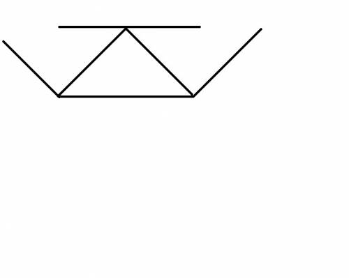 Начертите треугольник и проведите через каждую его вершину прямую, параллельную противолежащей сторо