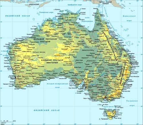 Положение австралии в части света? положение относительно условных линий на карте(австралия)? положе