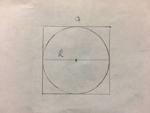 Вкуб, объём которого равен v, вписан шар. найти объём шара. , с чертежом!