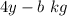 4y-b\ kg