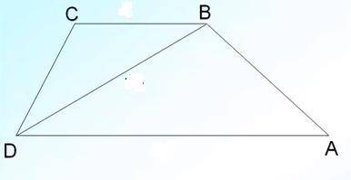 Основания bc и ad трапеции abcd равны соответсвенно8. и 32 bd=16 докажите ,что треугольники cbd bda