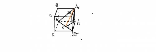 Восновании прямоугольного параллелепипеда лежит квадрат со стороной 2 дм. aa1=7^(1/2) дм. найти расс