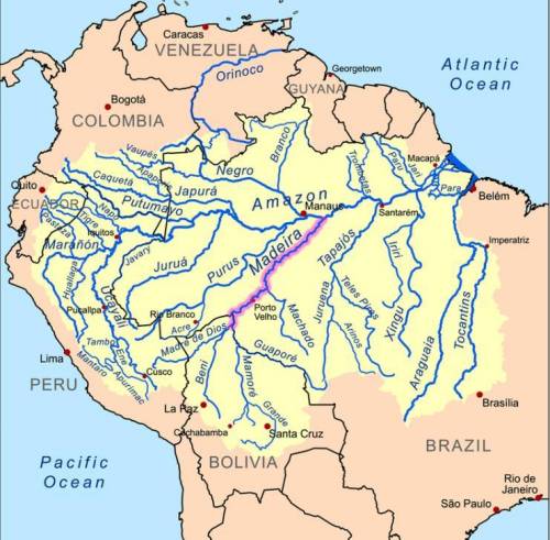 План описания реки мадейро по плану описания реки. . 1. в какой части материка течет? 2. где берет н