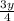 \frac{3y}{4}