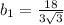 b_1= \frac{18}{3 \sqrt{3} }
