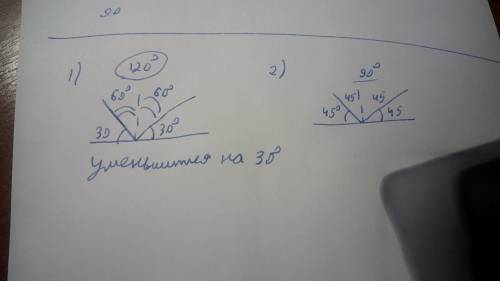 Угол падения луча на плоское зеркало увеличили от 30° до 45°.как изменится угол между и отражённым л