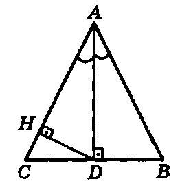 Вравносторонем треугольнике abc проведена биссектриса ad.расстояние от точки d до прямой ac равно 6с