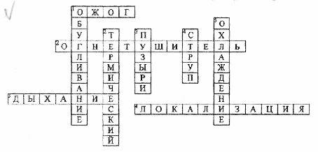 Кроссворд по обж 40 слов на любую тему