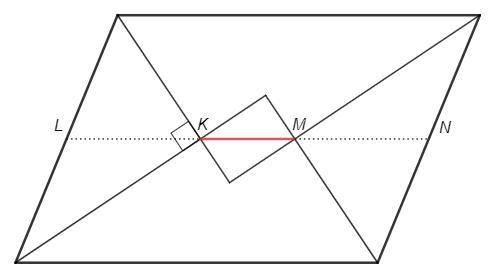 Стороны паралелограмма равны 17 і 23 см. биссектрисы всех его углов ограничиют четырёхугольник kpme.
