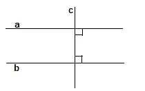 Доказательство теорема о перпендикулярности двух прямых к третьей. нужно дано, рисунок и объяснение.
