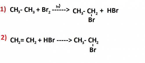 Реакция получения двумя бромэтана из ацетилена?