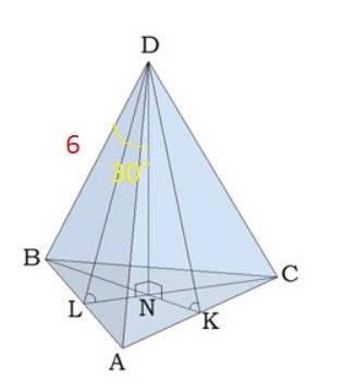 Найдите площадь основания и площадь боковой поверхности правильной n-угольной пирамиды,если n=3,боко