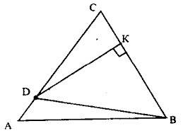 Решить 100 ! серединный перпендикуляр к стороне вс треугольника авс пересекает сторону ас в точке d.