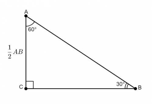 Один из острых углов прямоугольного треугольника равен 60°, а сумма короткого катета и гипотенузы ра