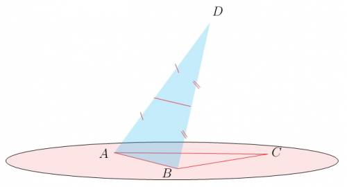 Рисунок точки a, b, c, d не лежат в одной плоскости. докажите, что прямая, проходящая чрез середины