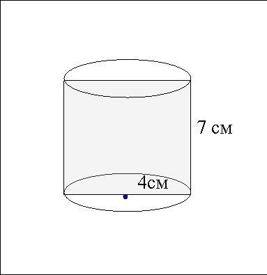 Найти периметр осевого сечения цилиндра,если радиус его основания равен 4 дм,а высота равна 7 дм. ,е