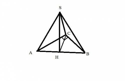 Найдите обьем и полную поверхность треугольной пирамиды, если все боковые ребра равны 10см, в основа