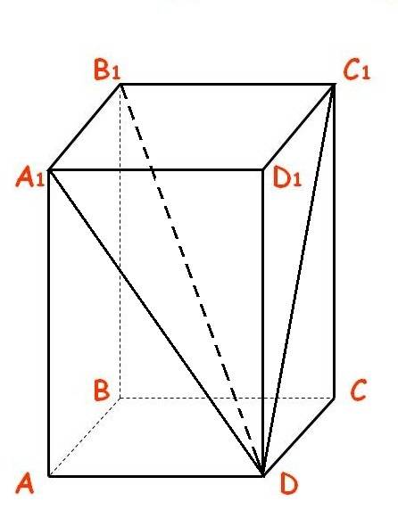 Диагональ прямоугольного параллелепипеда равна корню из 434 , а диагонали его боковых граней корень