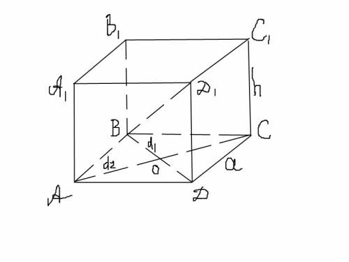 Основание прямого паралеллепипида прямоугольник с диагональю 10 см и стороной равной 6 см. вычеслите