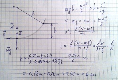 Тело массой 100г. подвешено на нить которая выдерживает напряжение на разрыв 1.5н. на какую максимал