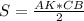 S= \frac{AK*CB}{2}