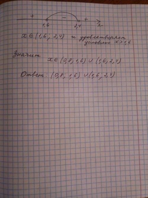 50 ! 25x^2-4|8-5x|< 80x-64 решите неравенство.