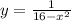 y= \frac{1}{16-x^2}