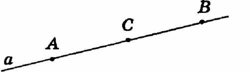 Провидите прямую а отметьте на прямой две какие-нибудь точки a и b отметить теперь точку c так чтобы
