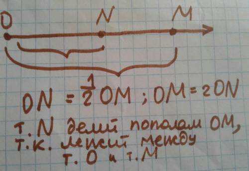 На луче h с началом в точке o отметьте точки m и n так,чтобы точка n лежала между точками o и m.срав