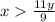 x\frac{11y}{9}