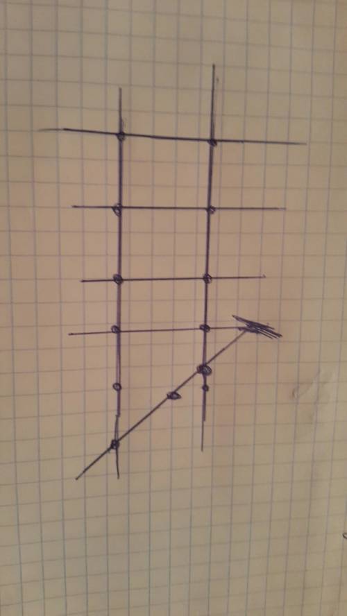Петя нарисовал 5 прямых и заметил что они пересекаются ровно в 6 точках нарисуйте 8 прямых так чтобы