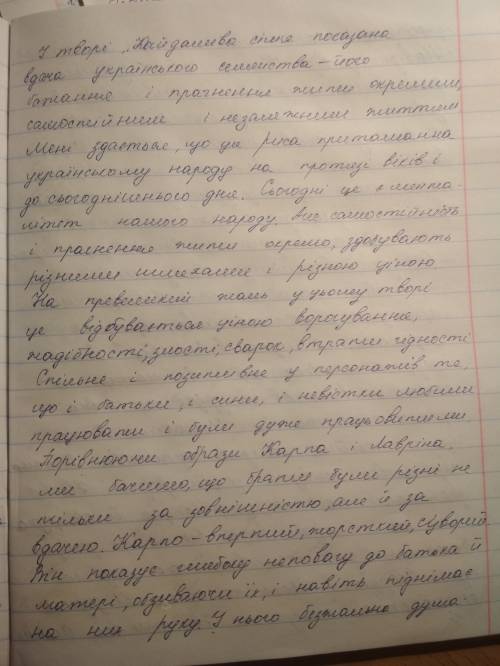 ﻿написати міні твір-роздум українська ментальність у повісті нечуя-левицького кайдашева сім'я